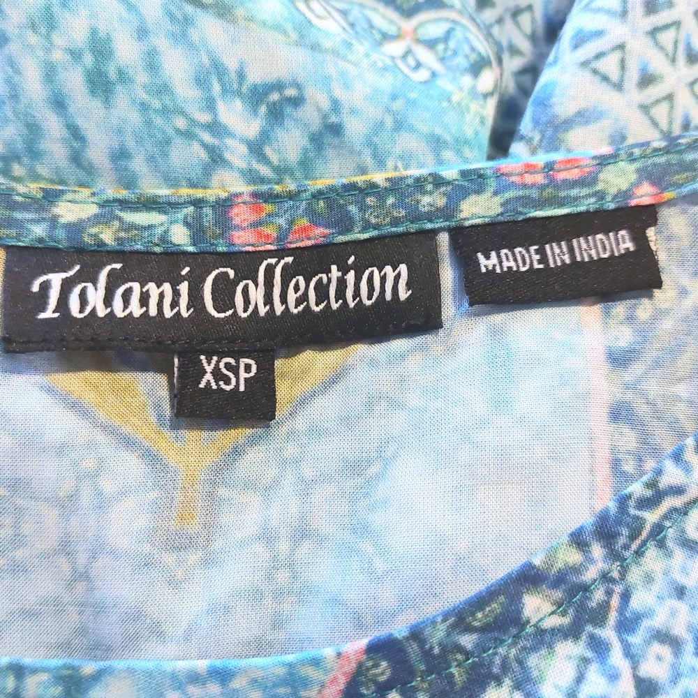 Tolani Collection Printed Woven Caftan Tunic View 3